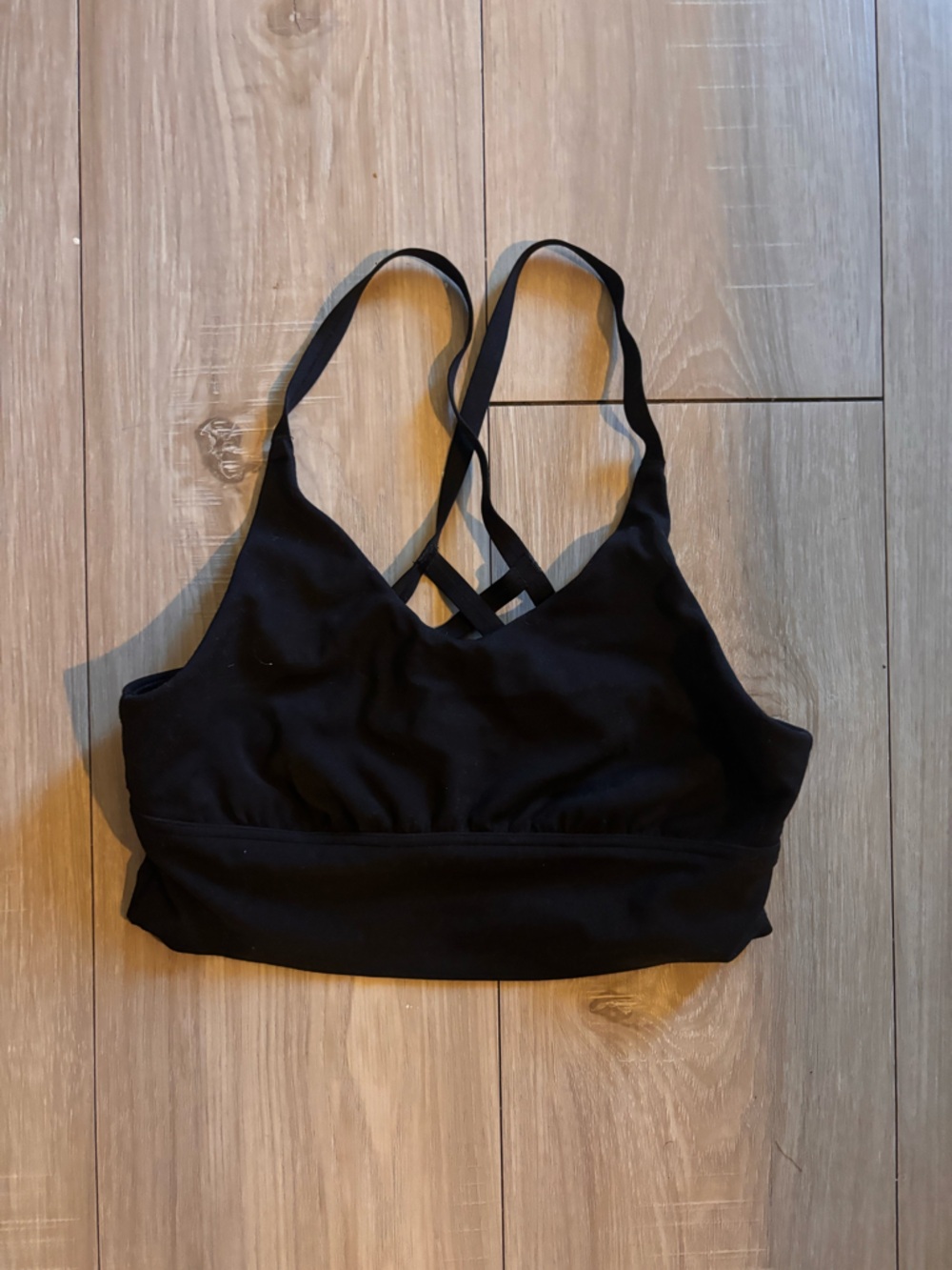 aerie Black Strappy Bralette